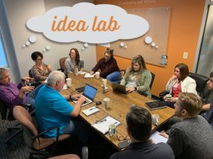 MCG Team Collaborating in the "Idea Lab"