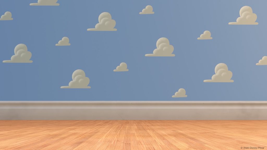 Toy Story Cloud Wall paper