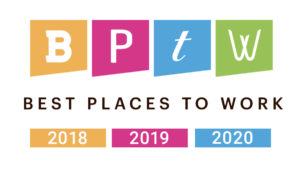 Best Place to Work 2018, 2019, 2020