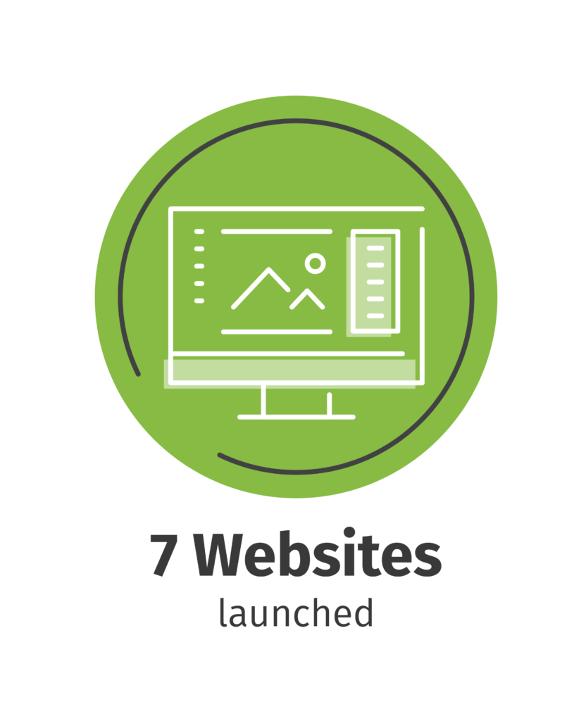 7 Websites launched