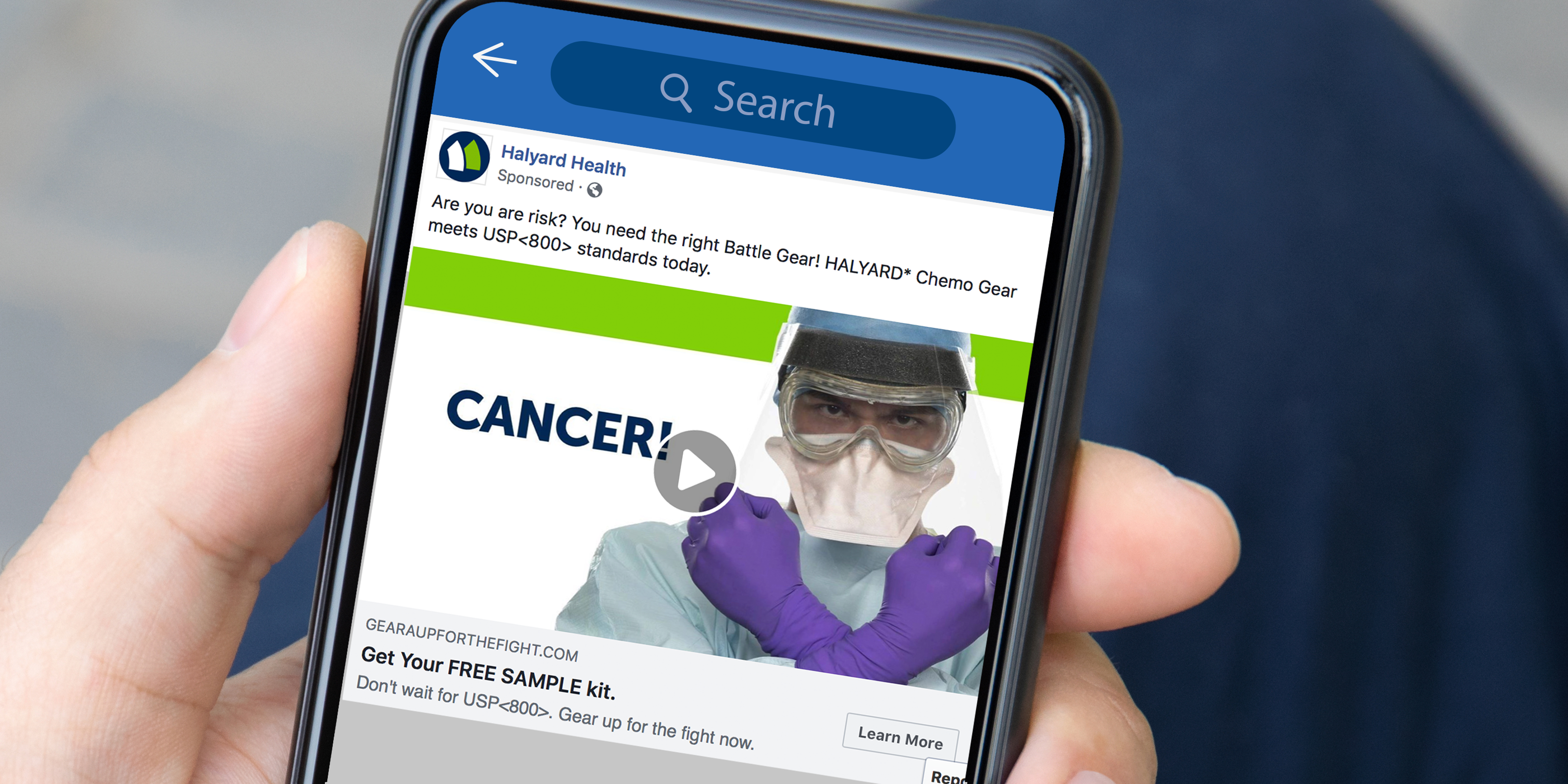 Chemo Gear Facebook Ads