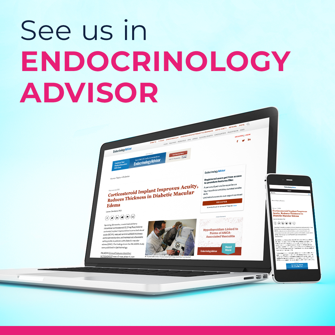 See us in Endocrinology Advisor
