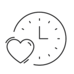 Clock with Heart sketch