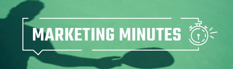 Pickle ball Marketing Minute
